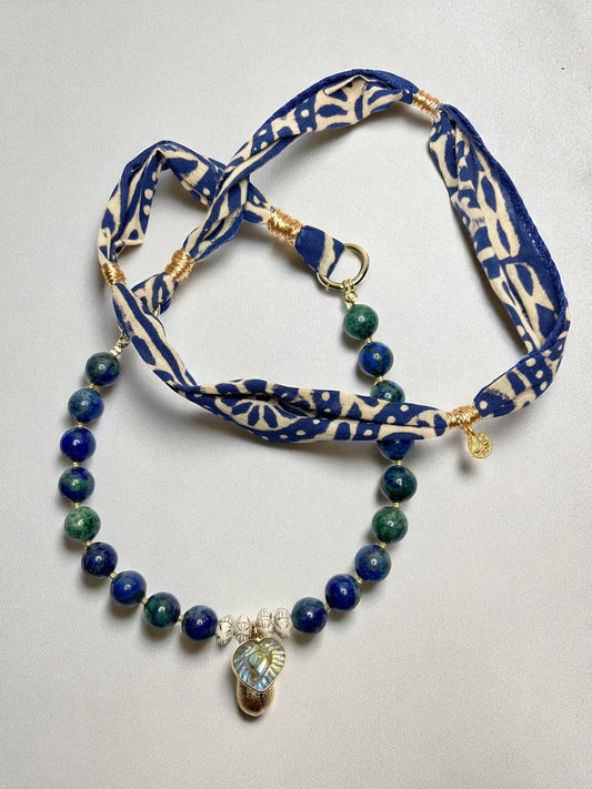Collar Azurita